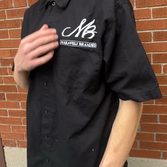 Black Graphic Jacket - Picture 3 of 8